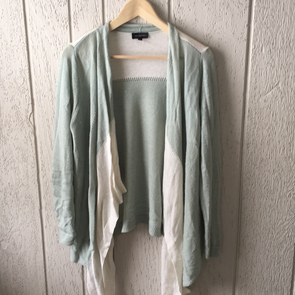 Wool Mint Open Cardigan The Limited